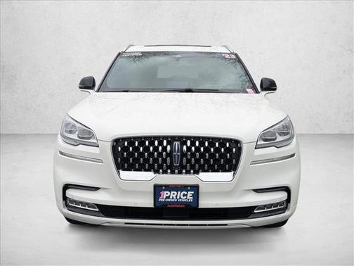 Pristine White Metallic Tri-Coat 2023 Lincoln Aviator Grand Touring AWD