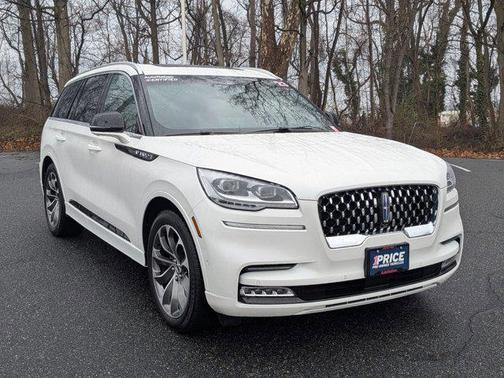 Pristine White Metallic Tri-Coat 2023 Lincoln Aviator Grand Touring AWD
