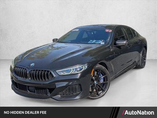 Black Sapphire Metallic 2022 BMW M850 Gran Coupe xDrive
