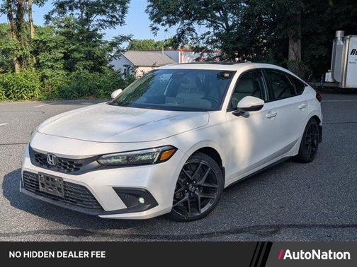 Platinum White Pearl 2022 Honda Civic Sport Touring