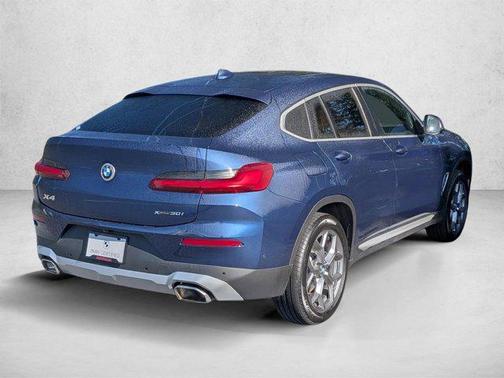 Phytonic Blue Metallic 2025 BMW X4 xDrive30i