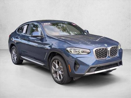Phytonic Blue Metallic 2025 BMW X4 xDrive30i