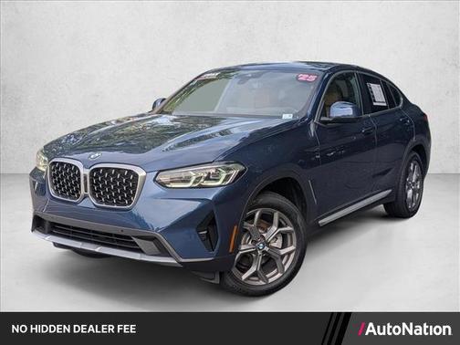 Phytonic Blue Metallic 2025 BMW X4 xDrive30i