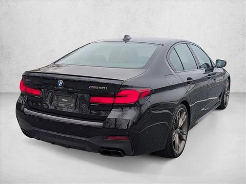 Black Sapphire Metallic 2023 BMW M550 i Xdrive