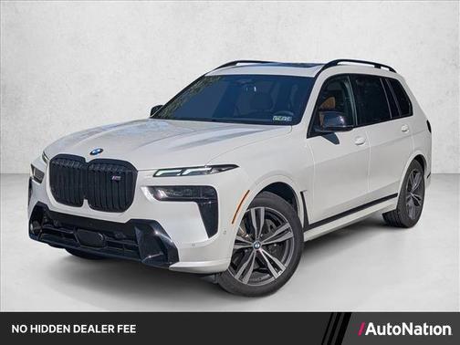 Mineral White Metallic 2025 BMW X7 M60i
