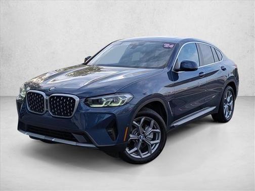 Phytonic Blue Metallic 2024 BMW X4 xDrive30i