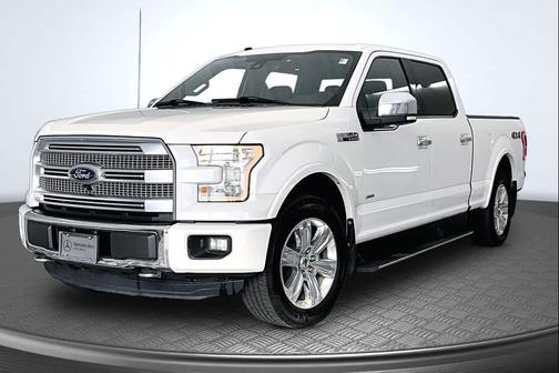 White Platinum Metallic Tri-Coat 2016 Ford F-150 Platinum