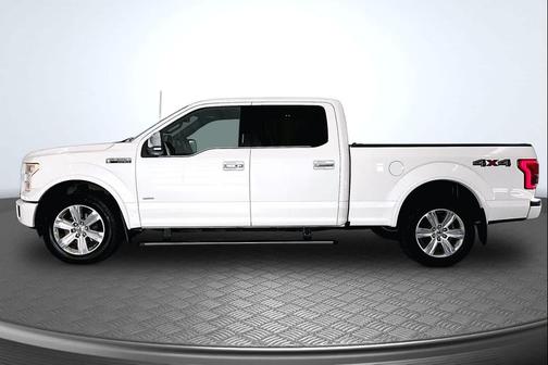 White Platinum Metallic Tri-Coat 2016 Ford F-150 Platinum