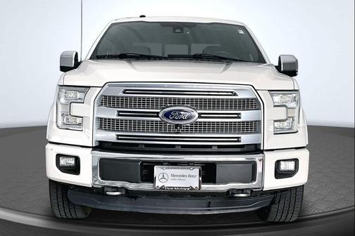 White Platinum Metallic Tri-Coat 2016 Ford F-150 Platinum