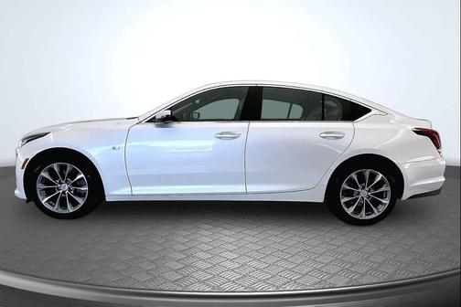 Crystal White Tricoat 2023 Cadillac CT5 Premium Luxury