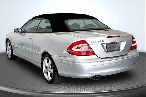 Silver 2005 Mercedes-Benz CLK-Class 320 Cabriolet