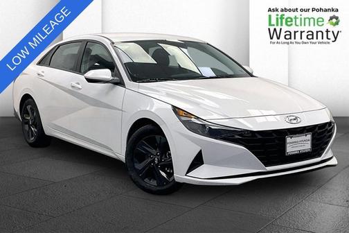 White 2023 Hyundai ELANTRA SEL