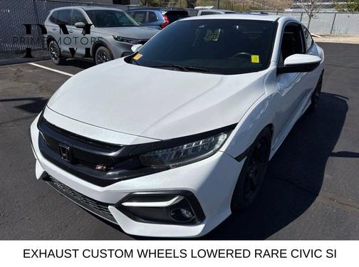 Platinum White Pearl 2020 Honda Civic Si Base