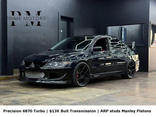Tarmac Black Pearl 2004 Mitsubishi Lancer Evolution VIII
