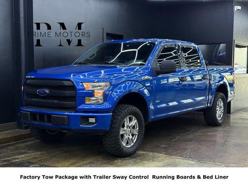 Blue 2015 Ford F-150 XLT