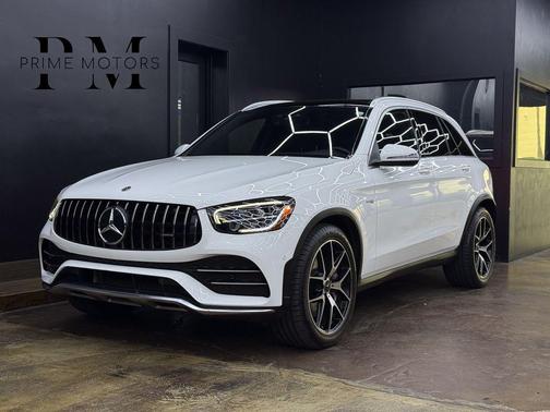 White 2021 Mercedes-Benz AMG GLC 43 4MATIC