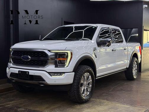 Star White Metallic Tri-Coat 2021 Ford F-150 Platinum