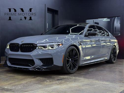 Gray 2019 BMW M5 Competition