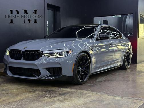 Gray 2019 BMW M5 Competition