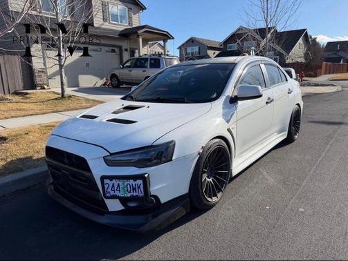Wicked White 2014 Mitsubishi Lancer Evolution GSR