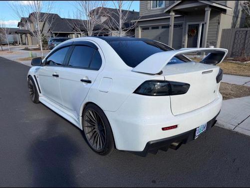 Wicked White 2014 Mitsubishi Lancer Evolution GSR