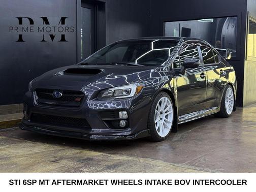Dark Gray Metallic 2017 Subaru WRX STI Base