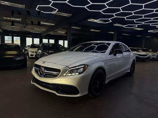 designo Diamond White Metallic 2017 Mercedes-Benz AMG CLS 63 S-Model 4MATIC Sedan