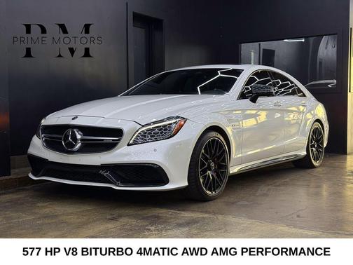 designo Diamond White Metallic 2017 Mercedes-Benz AMG CLS 63 S-Model 4MATIC