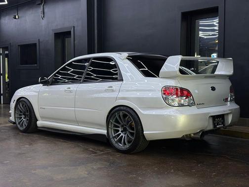 Satin White Pearl 2007 Subaru Impreza WRX Sti