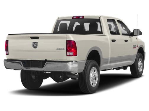 Pearl White 2018 RAM 3500 Laramie Crew Cab 4x4 6'4' Box