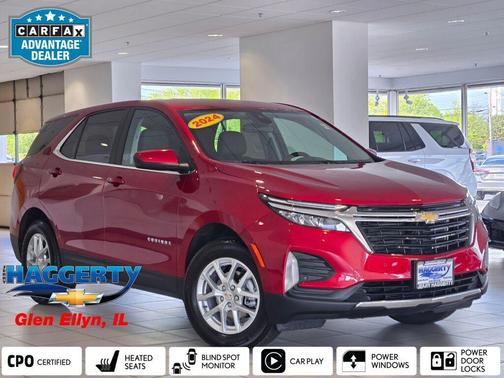 Radiant Red Tintcoat 2024 Chevrolet Equinox 1LT