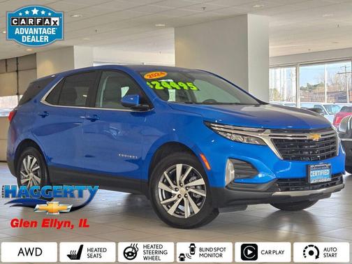 Riptide Blue Metallic 2024 Chevrolet Equinox 1LT