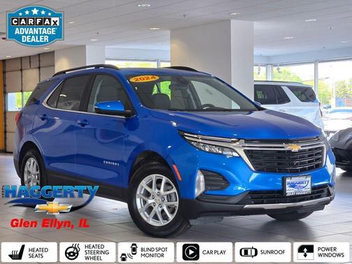 Riptide Blue Metallic 2024 Chevrolet Equinox 1LT
