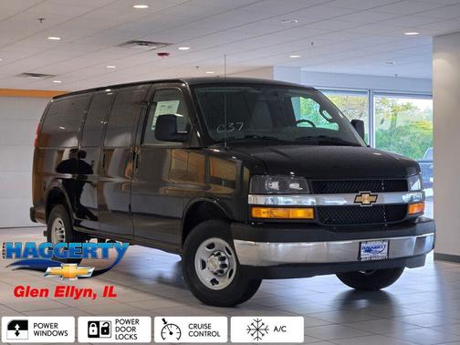 Black 2026 Chevrolet Express 2500 Work Van