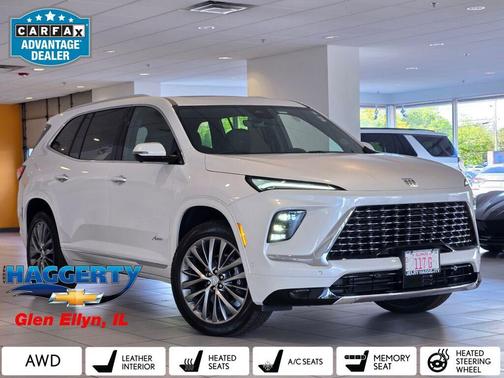 White Frost Tricoat 2025 Buick Enclave Avenir FWD