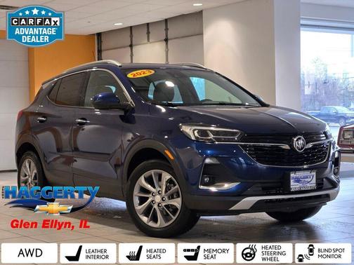 Sapphire Metallic 2023 Buick Encore GX Essence