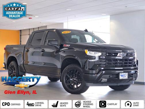 Black 2024 Chevrolet Silverado 1500 RST