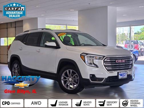Summit White 2024 GMC Terrain SLT