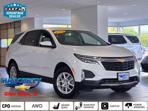 Summit White 2024 Chevrolet Equinox 1LT