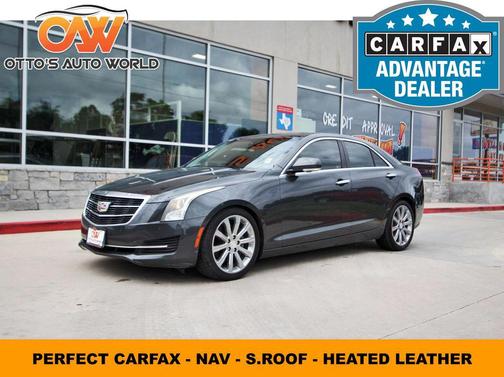 Phantom Gray Metallic 2016 Cadillac ATS 2.0L Turbo Luxury