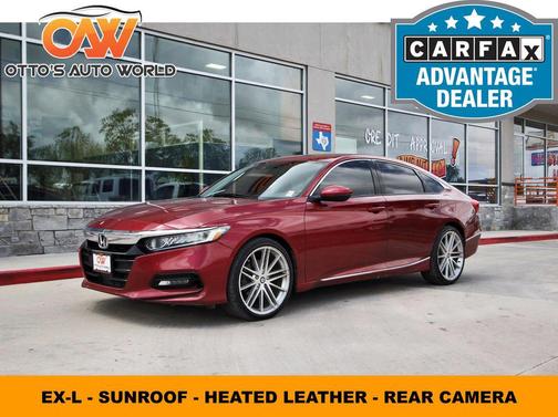 San Marino Red 2018 Honda Accord EX-L 2.0T