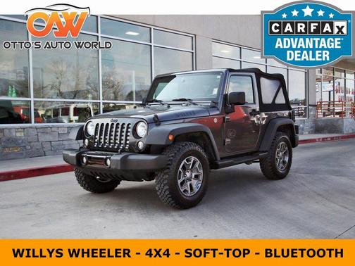 Granite Crystal Metallic Clearcoat 2016 Jeep Wrangler Willys Wheeler SUV