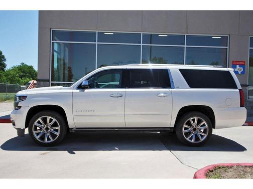 White Diamond Clearcoat 2015 Chevrolet Suburban 1500 LTZ