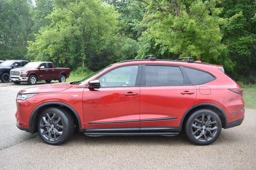 Red 2023 Acura MDX A-Spec