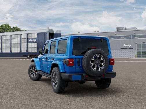 Hydro Blue Pearl Coat 2026 Jeep Wrangler Sahara