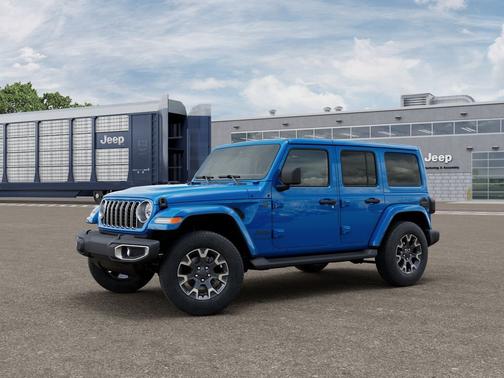 Hydro Blue Pearl Coat 2026 Jeep Wrangler Sahara