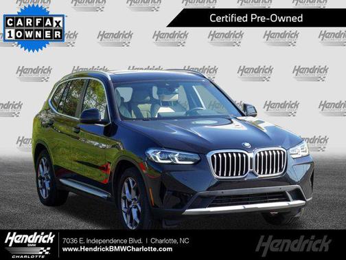 Black Sapphire Metallic 2023 BMW X3 sDrive30i