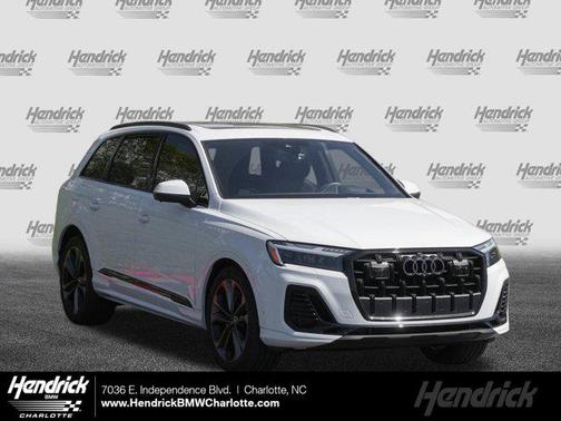 Glacier White Metallic 2025 Audi Q7 55 Prestige