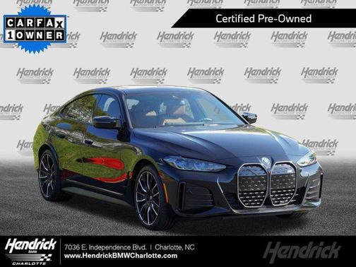 Black Sapphire Metallic 2023 BMW i4 Gran Coupe M50
