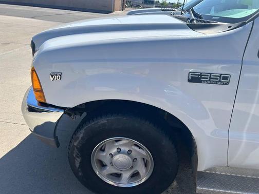 White 1999 Ford F-350 XL Crew Cab